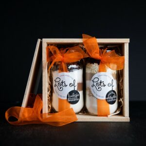 Baking Gift Set - Two Jars in Wooden Box