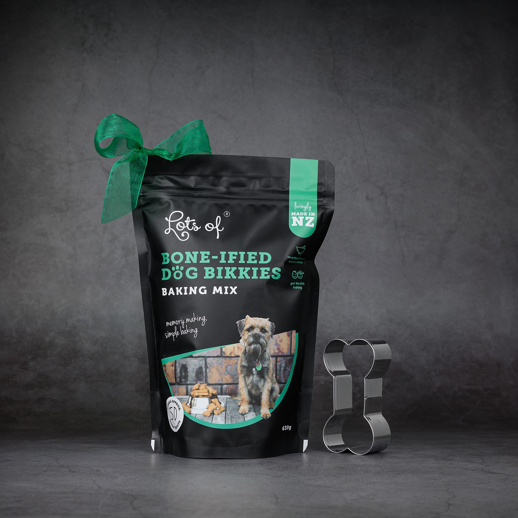 Bone-ified Dog Bikkies Baking Mix & Bone Cutter 3 Bone-ified Dog Bikkies Baking Mix & Bone Cutter