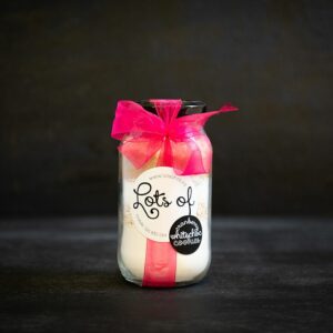 Cranberry White Chocolate Cookies Ingredient Jar