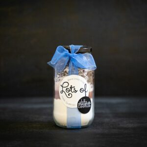 Double Chocolate Cookies Ingredient Jar