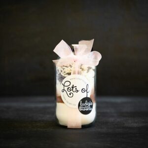 Fudgie Chocolate Brownie Ingredient Jar